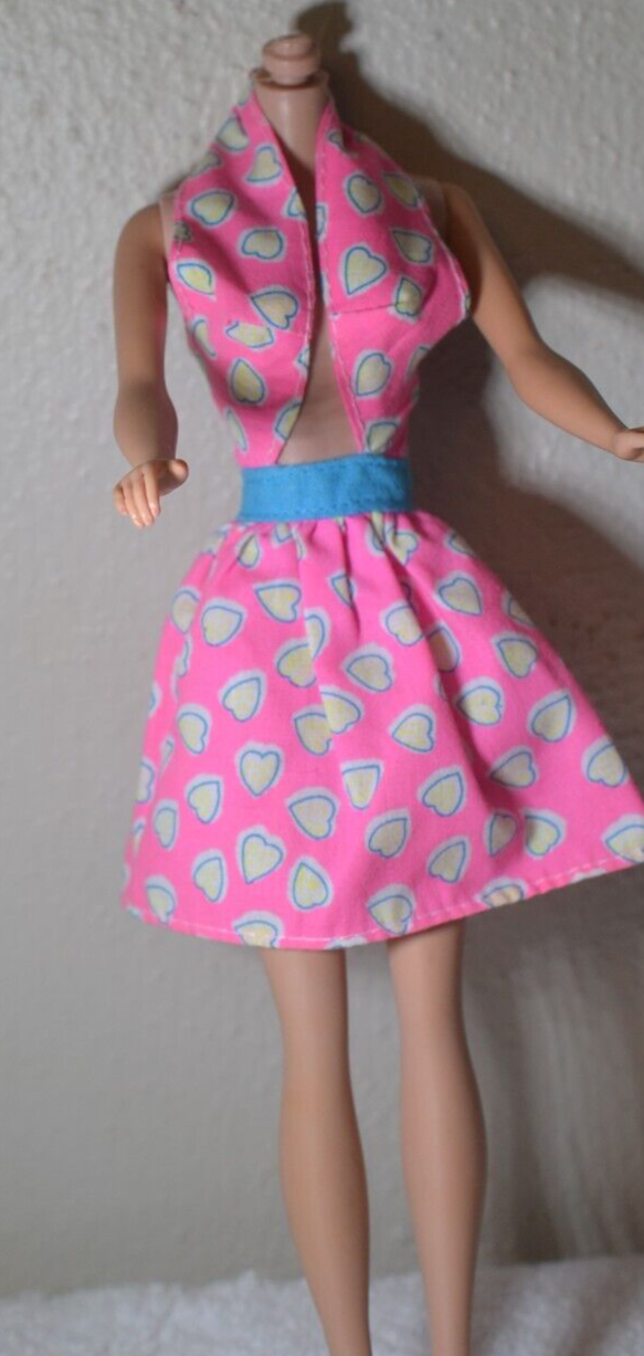 Mattel Barbie Doll Sundress Shoes & Brush-image