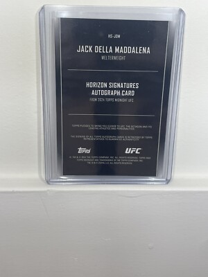 2024 Topps UFC MIDNIGHT #HS-JDM Jack Della Maddalena HORIZON