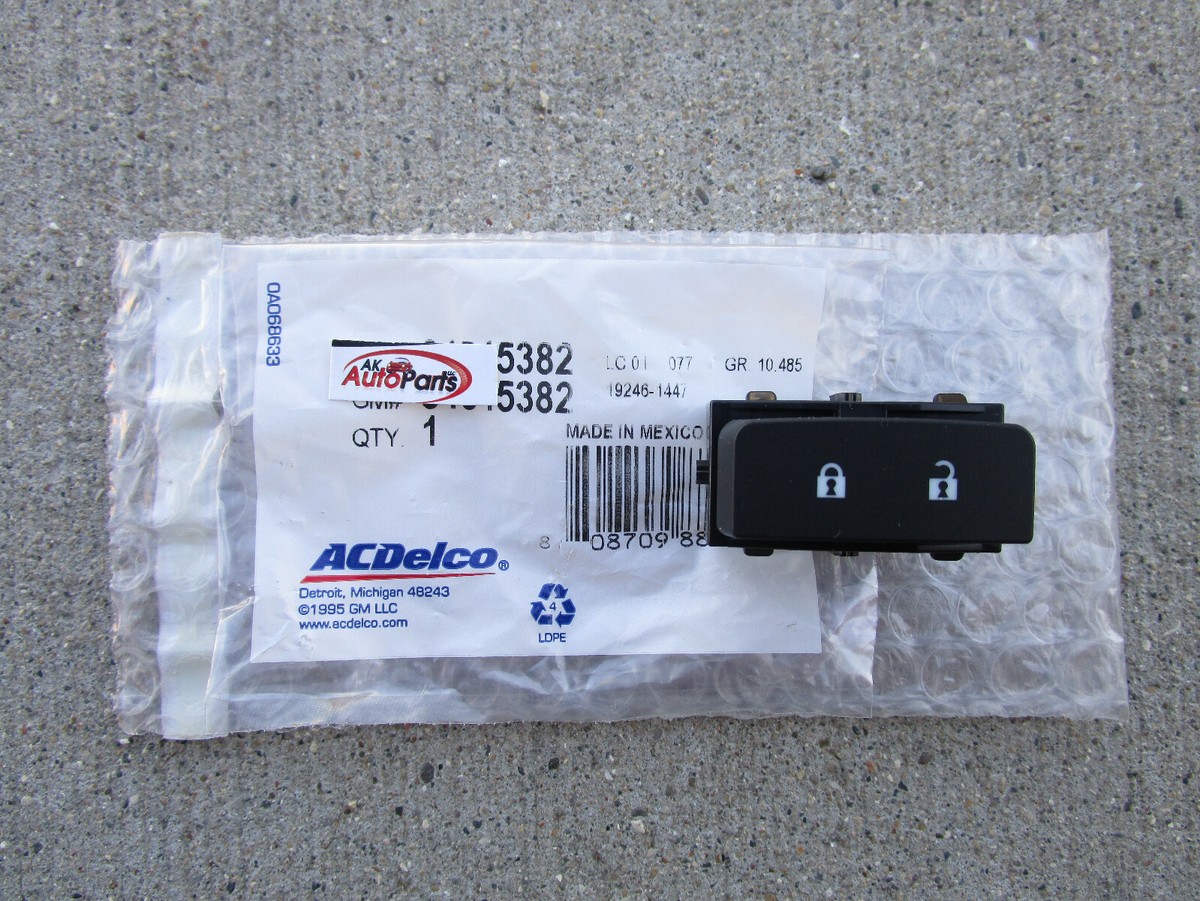 12 - 15 CHEVY CAMARO FRONT LEFT SIDE POWER DOOR LOCK SWITCH OEM