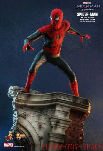 Hot Toys 1/6 MMS625 Spider-Man Heroes Sin Retorno (Edición Daño de Batalla)