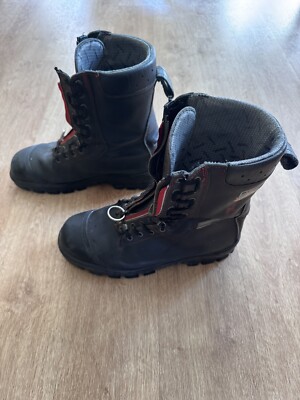 VÖLKL PRIMUS S3 Feuerwehrstiefel Stiefel Schutzstiefel schwarz rot Größe: 46