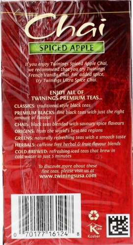 Bolsas Twinings Spiced Apple Chai - 20 unidades - Imagen 3 de 4
