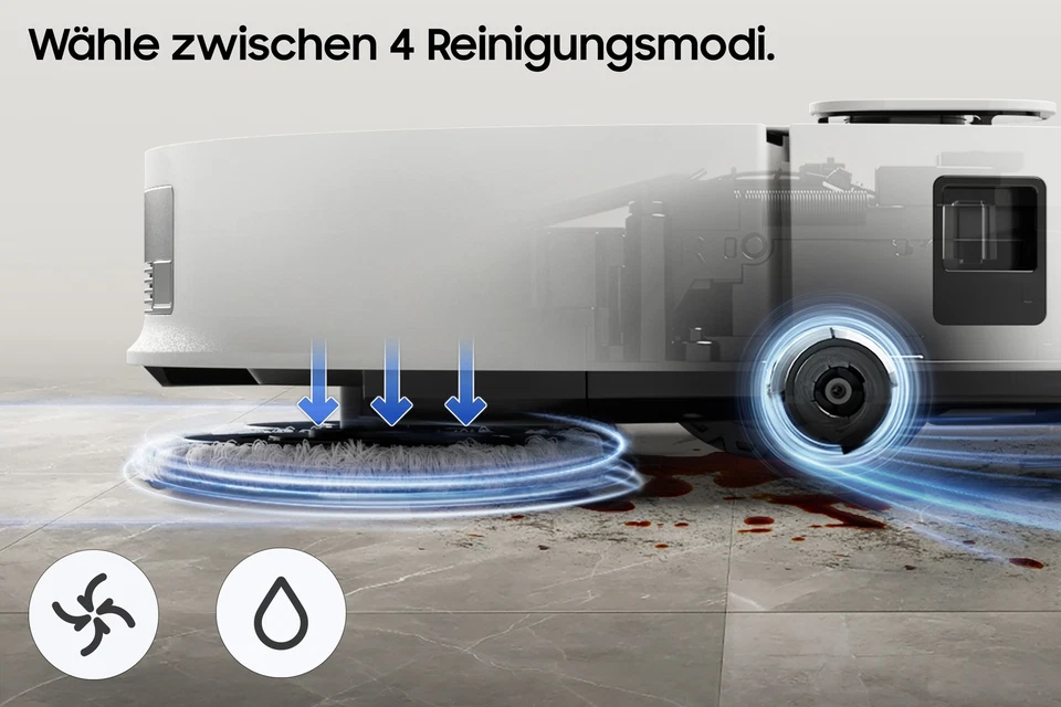 Samsung Bespoke AI Jet Bot Steam, Saugroboter mit Wischfunktion, Absaugstation - Bild 2 von 4