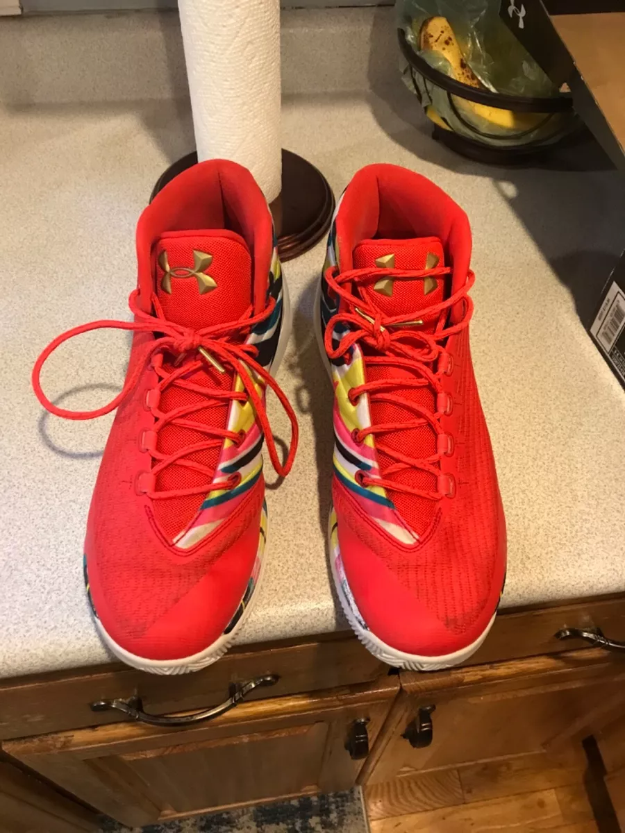 Under Armour UA Men s 2016 Curry 3 Chinese New Year CNY Size 13 1269279 984