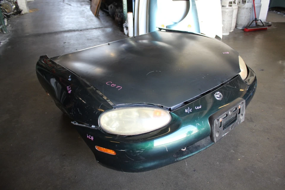 1998-2005 Mazda Miata Nb1 Nb2 Green Jdm Front End Hood Fenders Lights - Image 3 of 4