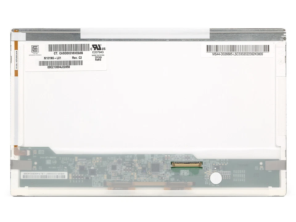 Genuine Chi Mei 10.1" WSVGA Matt LED LCD Screen 1024 x 576 N101N6-L01 C2 (A) - Image 2 of 3