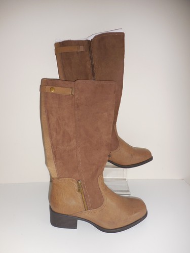 evans knee high boots