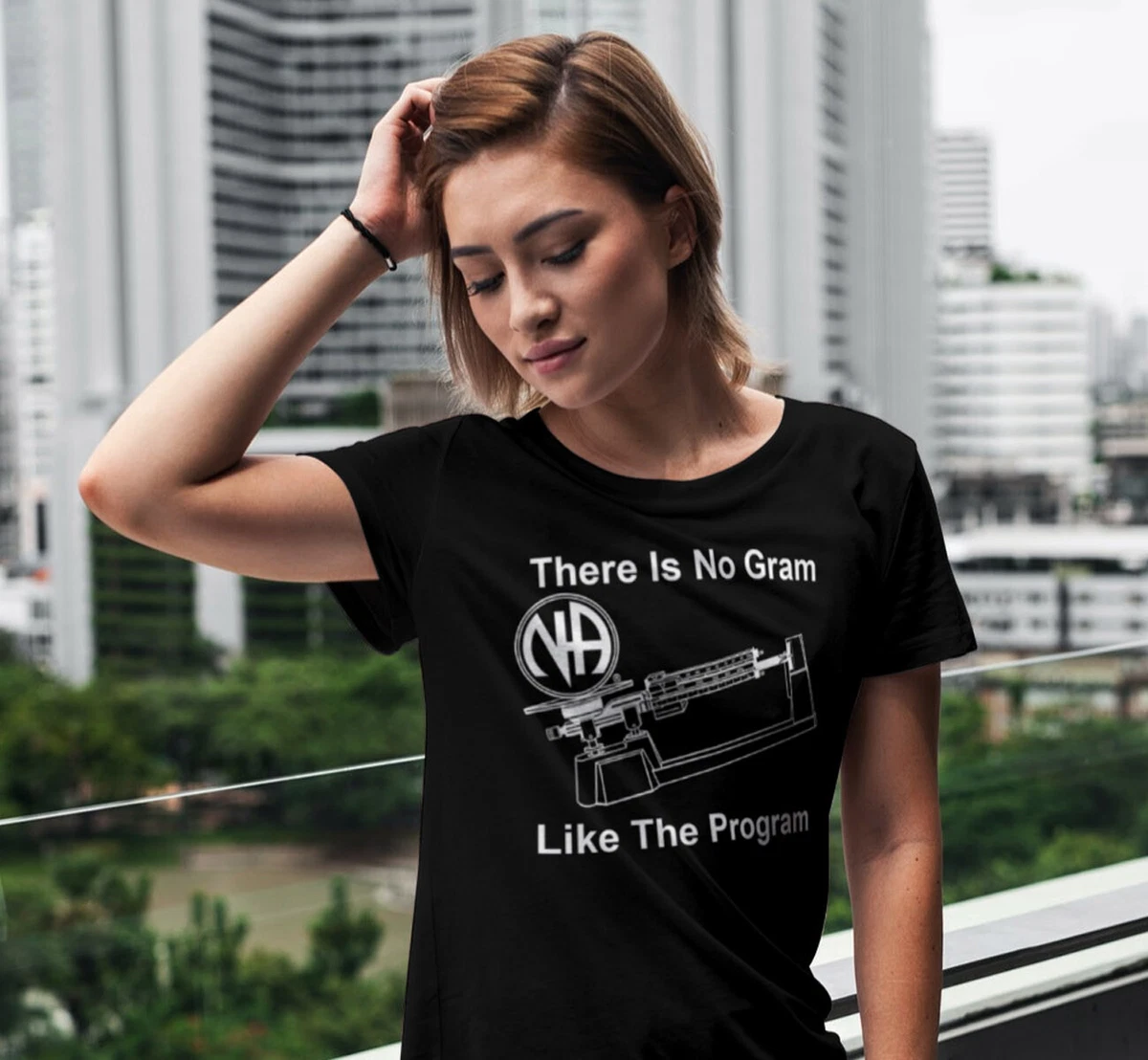 No Gram Like Program Ladies Cut T Shirt Narcotics Anonymous Free Shipping eBay