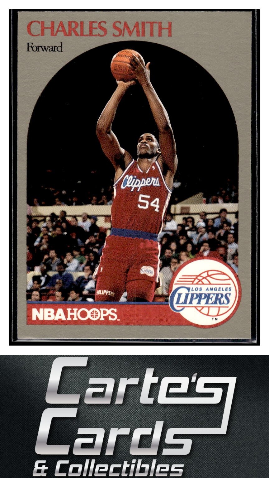 Charles Smith 1991 Sears Hoops 100 Superstars #45 Los Angeles Clippers