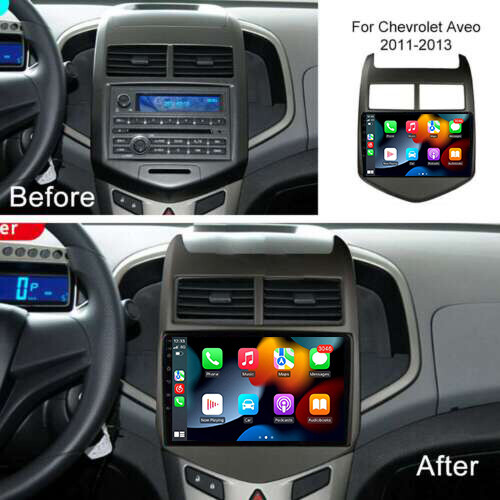 Para Chevrolet Aveo Sonic 2011-2014 Android 10 Carplay radio estéreo GPS navegación WiFi - Imagen 2 de 12
