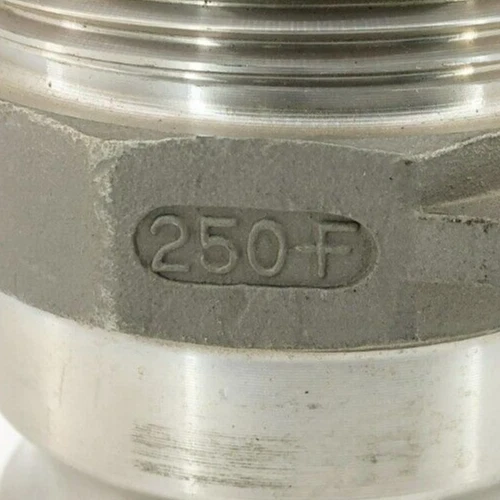 New Dixon Valves 250-F-SS Cam & Groove 2-1/2" Type F Adapter x Male NPT - Image 3 of 4