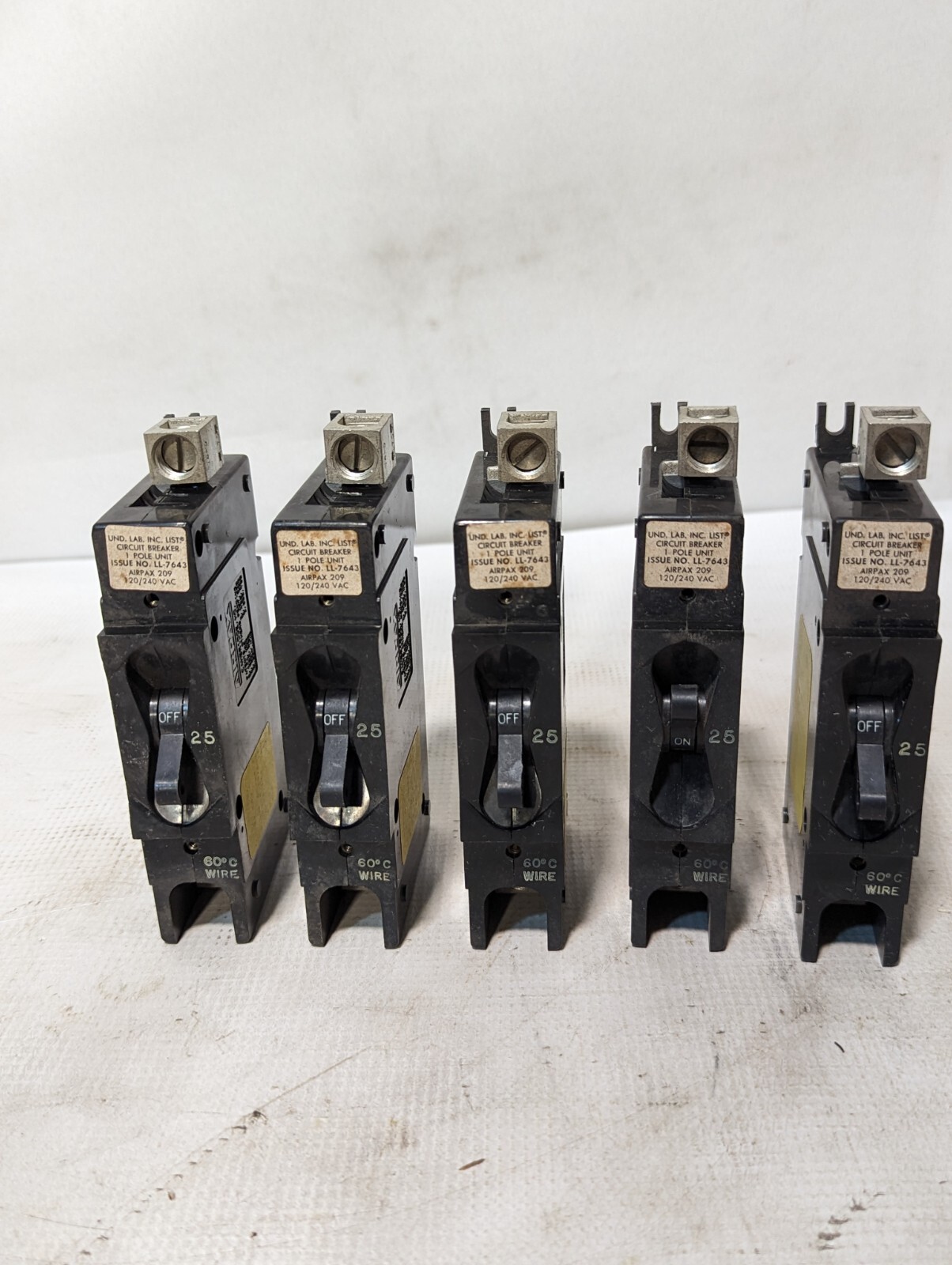 Airpax Sensata LMLB1 1RMS4R 35370 20 V Bullet Breaker 1P 20A - Foto 11