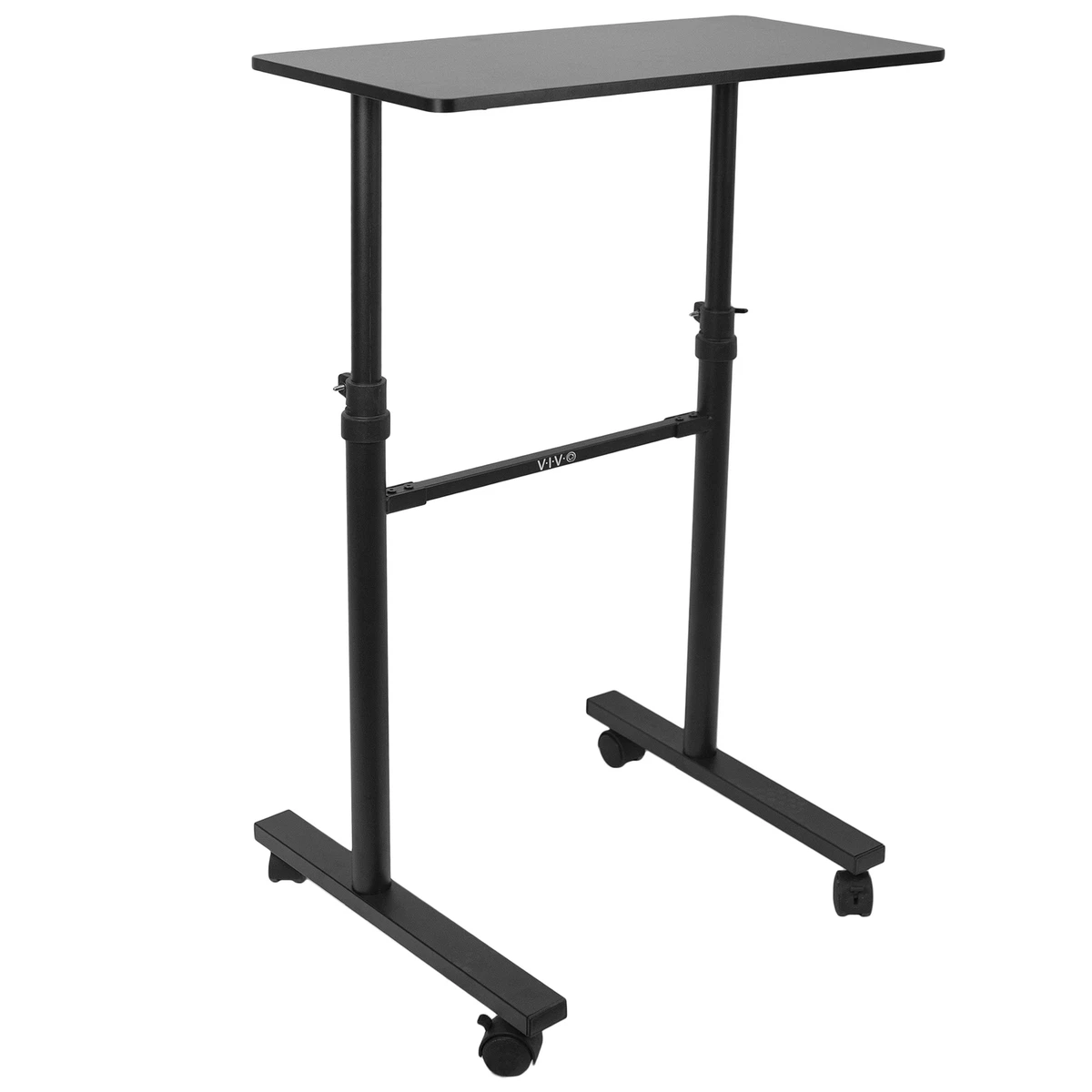 VIVO Black Height Adjustable 28 x 14 Laptop Standing Desk