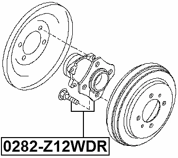Rear Wheel Hub for NISSAN TIIDA C11 2005-2012 OEM 43202-ED305 - Image 2 of 3