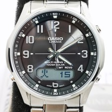 CASIO LINEAGE LCW-M100DE-1A3JF Black Tough Solar Atomic Men's Watch New in Box