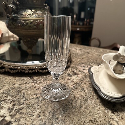 1 Cristal D'Arques Durand Bretagne Crystal 6 7/8  Champagne One Flute Goblet