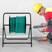 Single Spool Cable Caddy Industrial Rack Dispenser for Pulling Rolling Wire Reel