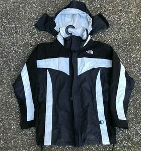 north face white ski jacket