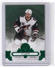 2017-18 UD Artifacts Emerald Base  Card # 112 Max Domi Arizona Coyotes 09/99