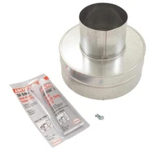 Pentair 77707-0077 Vertical Venting Negative Pressure Metal Flue Collar Replacem
