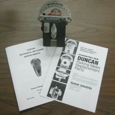 MECHANICAL MECHANISM SERVICE MANUAL - DUNCAN PARKING METE, 18 page + PARTS LIST 