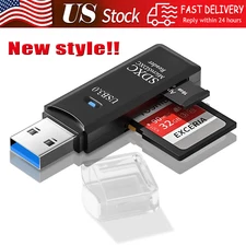 USB 3.0 SD Card Reader for PC Micro SD Card to USB Adapter for Camera Memory C