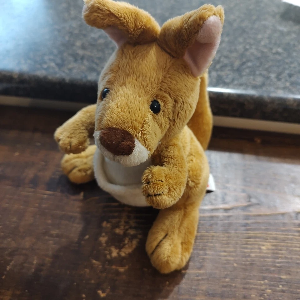 Kangaroo Plush GANZ Webkinz  Stuffed Animal Toy Retired No Code 8.5" Tall - Image 3 of 4