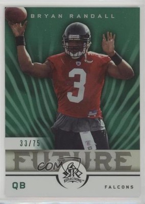 2005 Upper Deck Reflections Future Green 33/75 Bryan Randall #184 Rookie RC 4d9