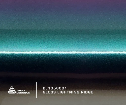 AVERY DENNISON GLOSS LIGHTNING RIDGE (TEAL/PURPLE) WRAP FILM / NEXT DAY DELIVERY