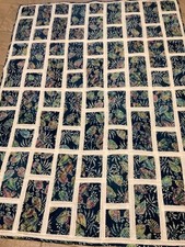 Handmade tie dye look lap quilt