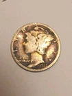 1925 D Winged Liberty Mercury Dime 90% Silver 10c US Coin Good