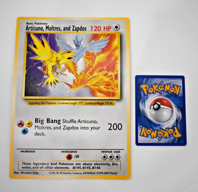 鳥*頭様 ★激レアカード多数★ まとめ売り！ Articuno, Moltres, and Zapdos (Warner Bros. Promo) Jumbo Cards