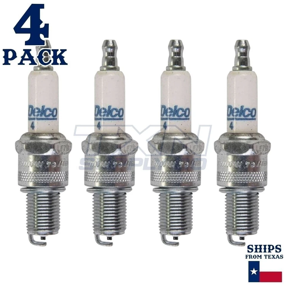 Paquete de 4 bujías ACDelco Platinum 1990-1992 para Ford Capri 1,6 L hp Foto 2 de 3