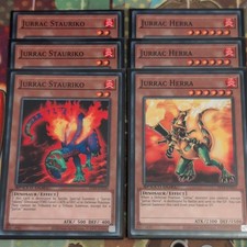 3 x Jurrac Stauriko & Herra - STP4-EN020/EN021 YuGiOh Mint Speed Duel Tourney 4