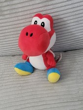 2015 Little Buddy Nintendo Super Mario Bros Red Yoshi Stuffed Animal Plush Doll