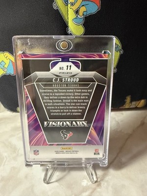 2025 Mosaic C.J. Stroud Visionary Case Hit Prizm Houston Texans