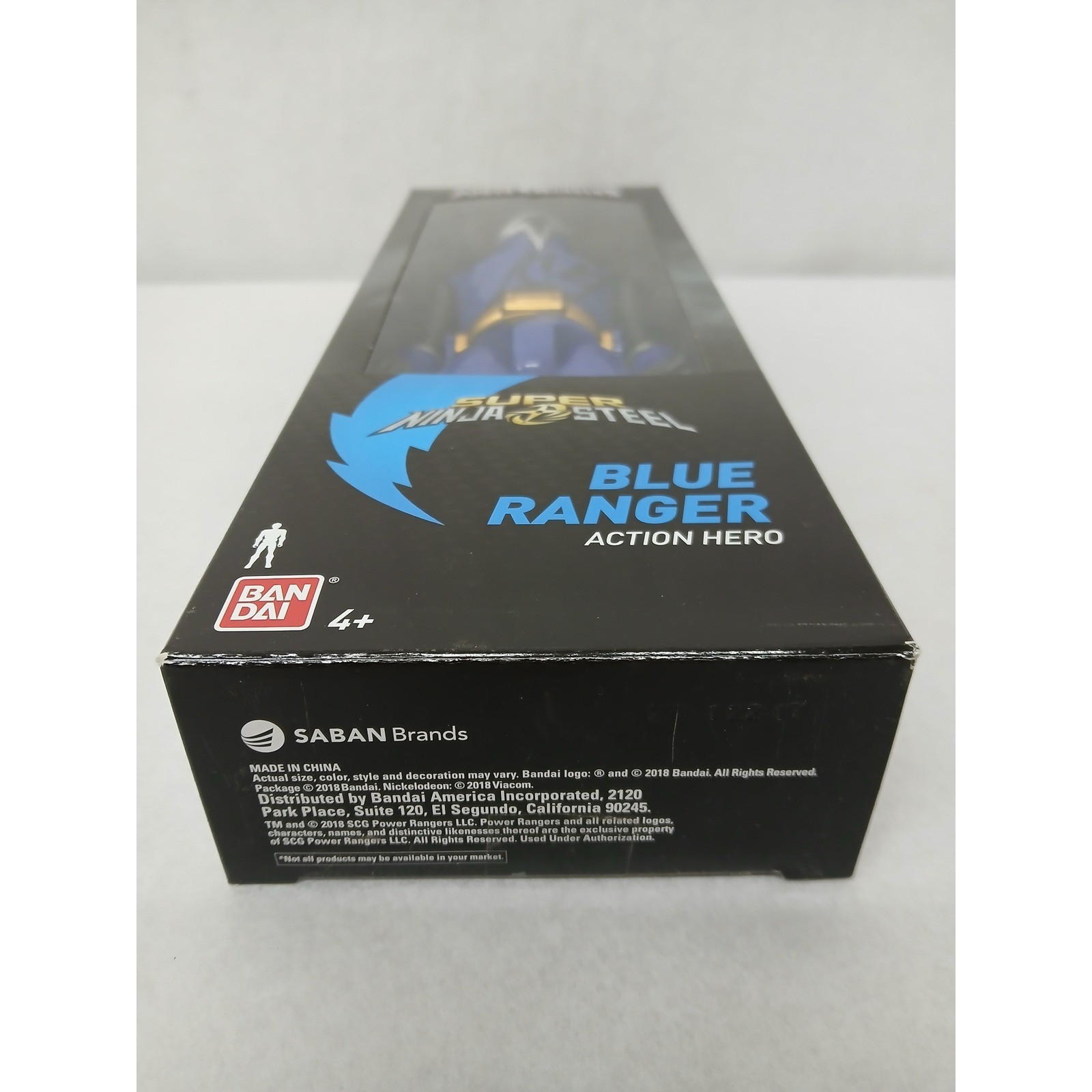 Power Rangers Super Ninja Steel Blue Ranger Action Hero 12 inch Figure NIB