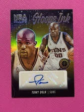 Tony Delk 2023/24 NBA Hoops Premium Stock Ink Auto Phoenix Suns GOLD /10