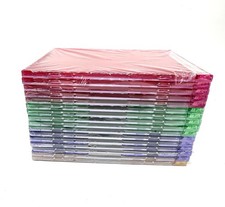 16 LOT-  CD/DVD Colored Jewel Cases Slimline Disc Storage 5mm Slim Line