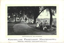 Indonesia King's Square Weltevreden Royal Packet Navigation Company Postcard