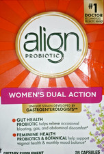 Align Probiotic Women  s Vaginal  Digestive Support 28 Capsules Dual SEALED