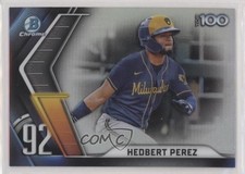 2022 Bowman Chrome Bowman Scouts Top 100 Hedbert Perez #BTP-92 he4