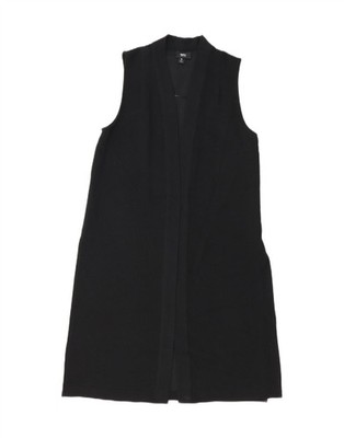 Mossimo Damen Longline Cardigan Oberteil UK 10 Small schwarz Polyester DW44