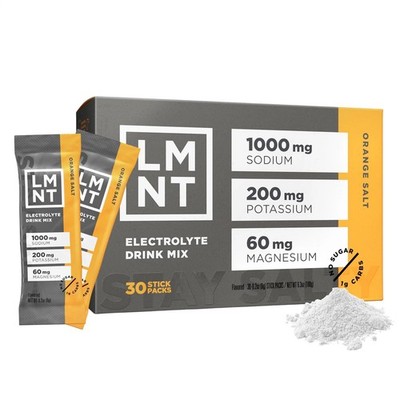 LMNT Elektrolytgetränkemischung   Orangensalz   30 Stickpackungen