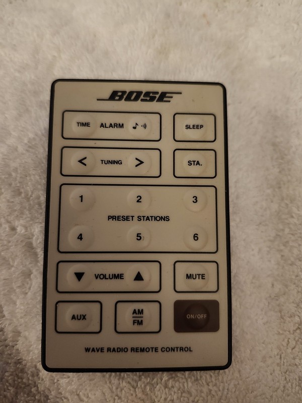 Bose wave radio remote control AWR1-1W AWR1-2W AWR113 AWR131 AWR1W1 with battery