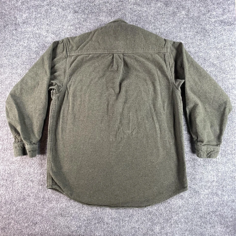 Field & Stream Jacket Mens Large Green Fleece Shirt Jacket Outdoors Hunting - Image 4 of 4