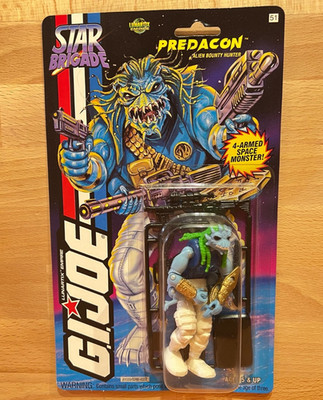 GI Joe Star Brigade Predacon Alien Bounty Hunter 3.75'' Action Figure Hasbro 1993