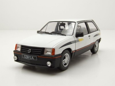 Opel Corsa A SR 1985 weiß Modellauto 1:24 Whitebox