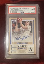 2017 Pannini Basketball- Draft Ticket Luke Kornet RC SP blue foil variation auto