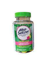 Alka-Seltzer Extra Strength Heartburn Assorted Fruit Chews 66 Ct Exp 05/2026